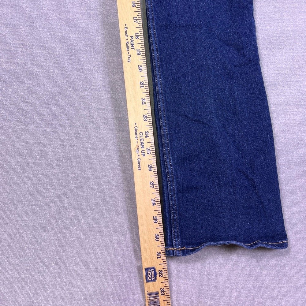 Old Navy Wow Boot-Cut Mid-Rise Jeans Womens‎ 12 Blue Denim Stretch - Picture 7 of 11
